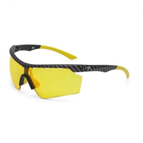 ÓCULOS DE SOL MORMAII ATHLON 5 - PRETO CARBONO/LENTE AMARELA